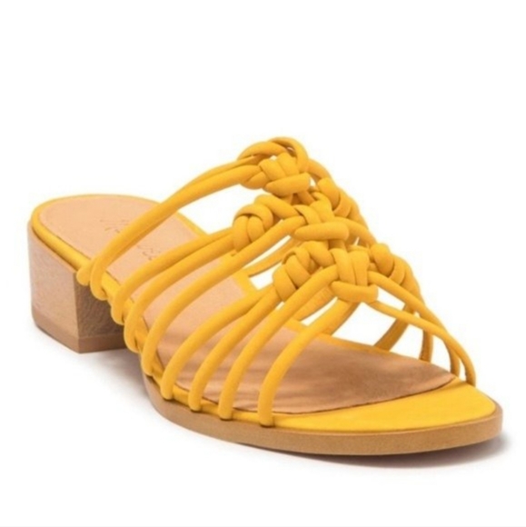 Madewell The Dakota Sandals. yellow Sz 11. In Unused and excellent condition - Picture 1 of 11